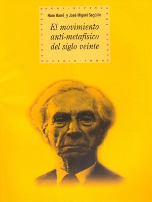 cover image of El movimiento anti-metafísico del siglo veinte